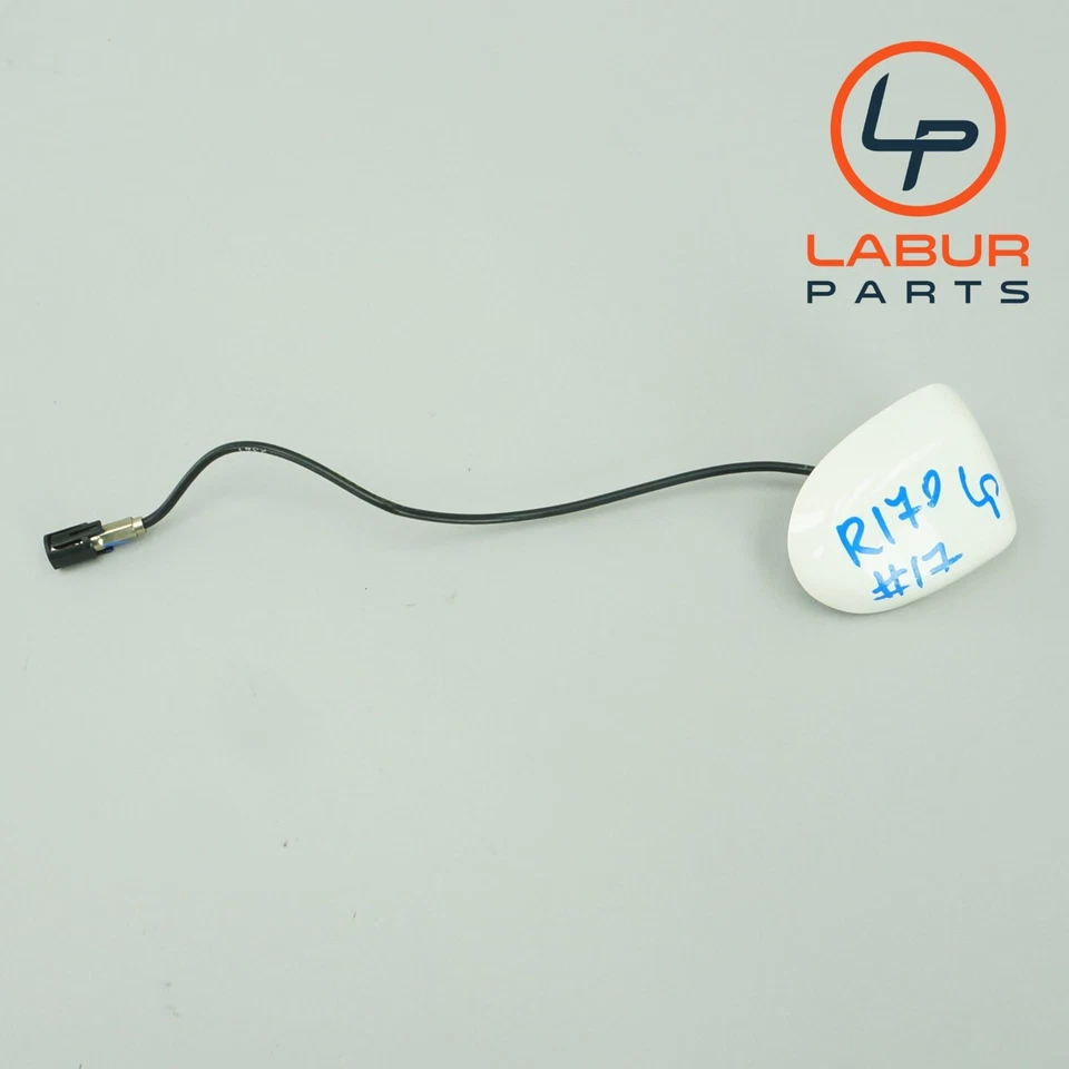 R170 MERCEDES 97-04 SLK REAR TRUNK SIRIUS SATELLITE RADIO ANTENNA WHITE k910 - Image 1 of 4