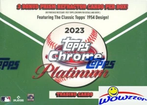 2023 Topps Chrome Platinum Baseball EXCLUSIVE Sealed Blaster Box-PRISM REFRACTOR - Picture 1 of 2