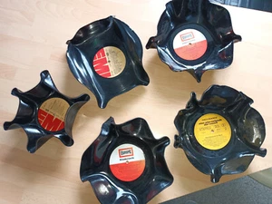 Schallplatten Deko DIY Box Schale Aufbewahrung Schmuck Brille ❤️SELBSTGEMACHT❤️ - Bild 1 von 6