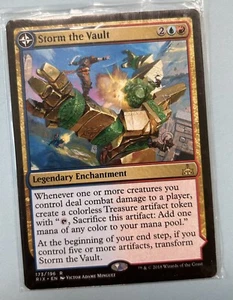 Storm The Vault Vault Of Catlacan, Rivals of Ixalan, NM, Magic the Gathering Mtg - Picture 1 of 2