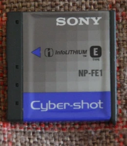 SONY NP-FE1 ORIGINAL BATTERY LI-ION 1.6WH 3.6V NEW NPFE1 INFO LITHIUM E SERIES T - Picture 1 of 3