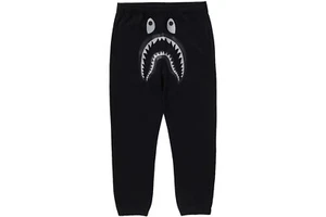 A BATHING APE BAPE Shark Jogginghose Schwarz Größe L Neu Original - Bild 1 von 14