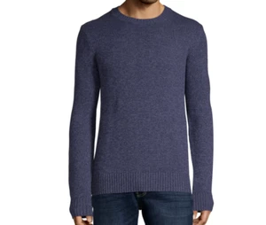 Men's Sweater St. John's Bay Crew Neck Pullover Blue Eclipse Marl Large-XXL - Picture 1 of 2