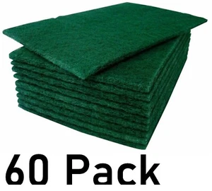3M RB10 Hand Pads (Green) (6 x 10 Pack) Heavy Duty Scourers - Picture 1 of 1