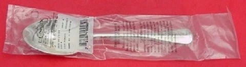 Queen Anne Williamsburg By Stieff Sterling Silver Serving Spoon 7 7/8" New Cover