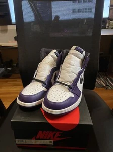 Size 11 Shoes - Jordan 1 Retro High OG Court Purple 2.0 2020 *Dead Stock* - Picture 1 of 4