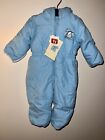 New Avenue Blue Weatherproof Insulated Padded Hooded Snowsuit Age 6-9 Months