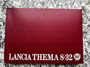 LANCIA THEMA 8.32 Libretto Uso E Manutenzione 1988 prima edizione ORIGINALE - Foto 1 di 4