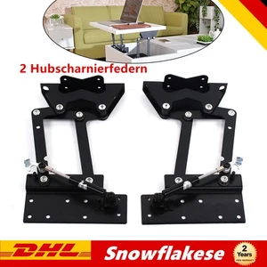 Coppia Cerniere Molla Pieghevole Sollevatori Lift Up Tavolino Mobili Meccanismo Cerniera - Foto 1 di 13