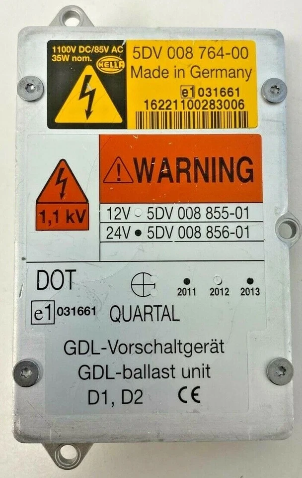 OEM HELLA 008855017 =HID100/101 NEW HID Lighting Ballast MAYBACH Made In Germany - Image 1 of 2