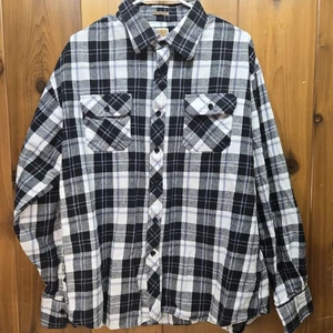 JACK The Vintage Fit Plaid Flannel Pocket Shirt Men's 2XL Button Down  - Picture 1 of 8