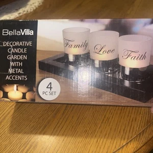 new bellavilla 4 pc decorative candle garden - Picture 1 of 2
