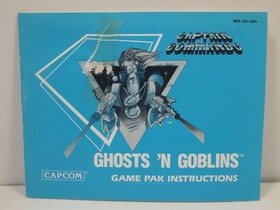 Ghosts 'n Goblins (Nintendo | NES) Authentic MANUAL ONLY