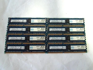 Lot of 8 SK Hynix 8GB HMT41GR7BFR4A-PB 1Rx4 PC3-12800R ECC CL11 Server RAM - Photo 1/4