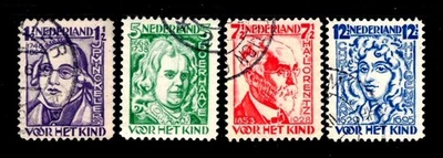 Netherlands #B41-B43 Used 1930 Complete Set Rembrandt & His Cloth Merchant - Image 1 of 2