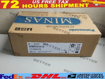 US Free TAX 1PC New Panasonic MSMA082A1B Servo Motor Fast Shipping - Image 1 of 4