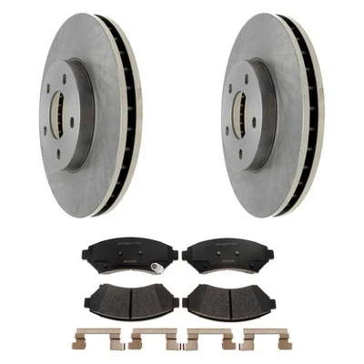 For Pontiac Montana 02-04 R-Line Plain Front Brake Kit w Semi-Metallic Pads Foto 1 de 4