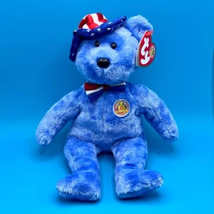 TY Beanie Baby - GRÜNDER der Bär (BOM Juli 2005) (8,5 Zoll) - Bild 1 von 1