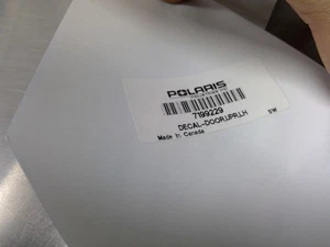 Polaris 7199229 Left Hand Decal-Door Upr RZR Turbo EPS Ultimate R Premium 2023 - Picture 1 of 2