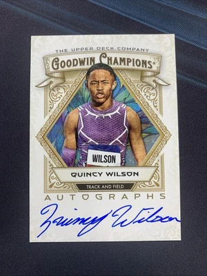 2025 Goodwin Champions QUINCY WILSON Base Autograph #QW - Image 1 of 2