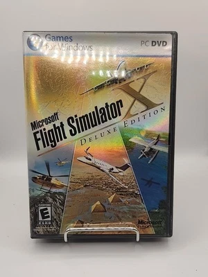 Microsoft Flight Simulator X Deluxe Edition For PC • Complete W/Key • Excellent - Image 1 of 4
