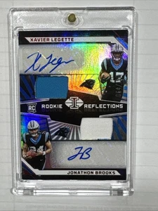 Xavier Legette Jonathon Brooks /199 Dual RPA Rookie reflections 2024 - Bild 1 von 2