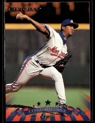 Tarjeta de béisbol Donruss #18 1998 Pedro Martínez 1001H Foto 1 de 2