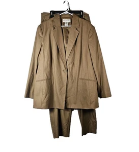 Evan Picone 2 Pc Blazer & Pants Sz 22 NWT Lined Career Office Dress Suit  - Picture 1 of 13