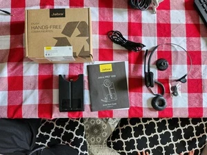 Bezprzewodowy zestaw słuchawkowy Jabra WHB003BS z podstawowym ładowaniem i kablem USB - dodatkowa słuchawka - Zdjęcie 1 z 6