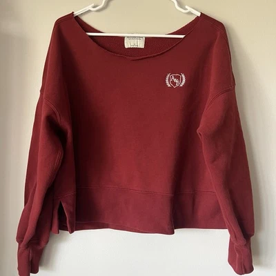 Abercrombie & Fitch мягкий A & F коллекции укороченный толстовка коробка пуловер маленький - Изображение 1 из 4