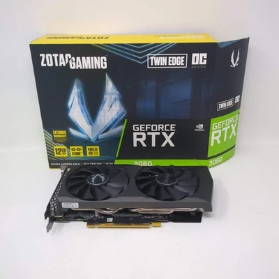 Zotac Geforce RTX 3060 Twin Edge 12GB GDDR6 Graphics Card ZT-A30600H-10M - Image 1 of 4