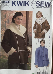 Kwik Sew 3184 Damen mittelschwere bis schwere Jacke Mantel Muster Gr. XS S M L XL ungeschnitten - Bild 1 von 5