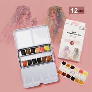 Ocean Color Watercolor Paint Set Solid Pigment Art Supplies - Picture 1 of 14