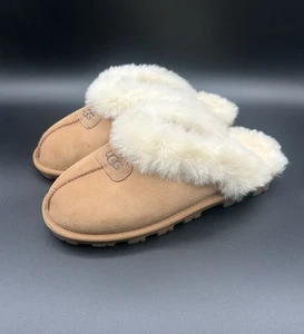 NEW UGG Coquette Chestnut Suede Slippers in Women's Size 9 - 5125 - Picture 1 of 8