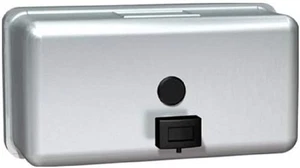 ASI Dispenser Sapone Orizzontale Acciaio Inox Montaggio a Parete America Special 10-0345 - Foto 1 di 1