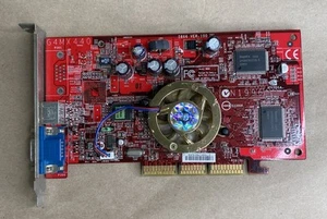 G4MX440 8866 VER:100 NVIDIA GEFORCE4 MX 440 G4MX440-T 64 MB DDR SDRAM AGP 4X/8X - Picture 1 of 3