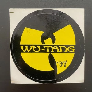 Authentic WU-TANG CLAN Promo Sticker 2.5"x2.5" Rare - Picture 1 of 2