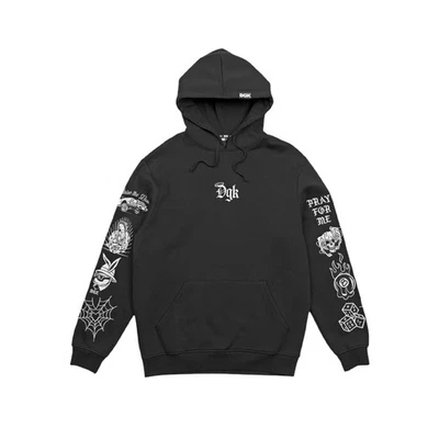 Vellón con capucha negro DGK Crazy Life Foto 1 de 2