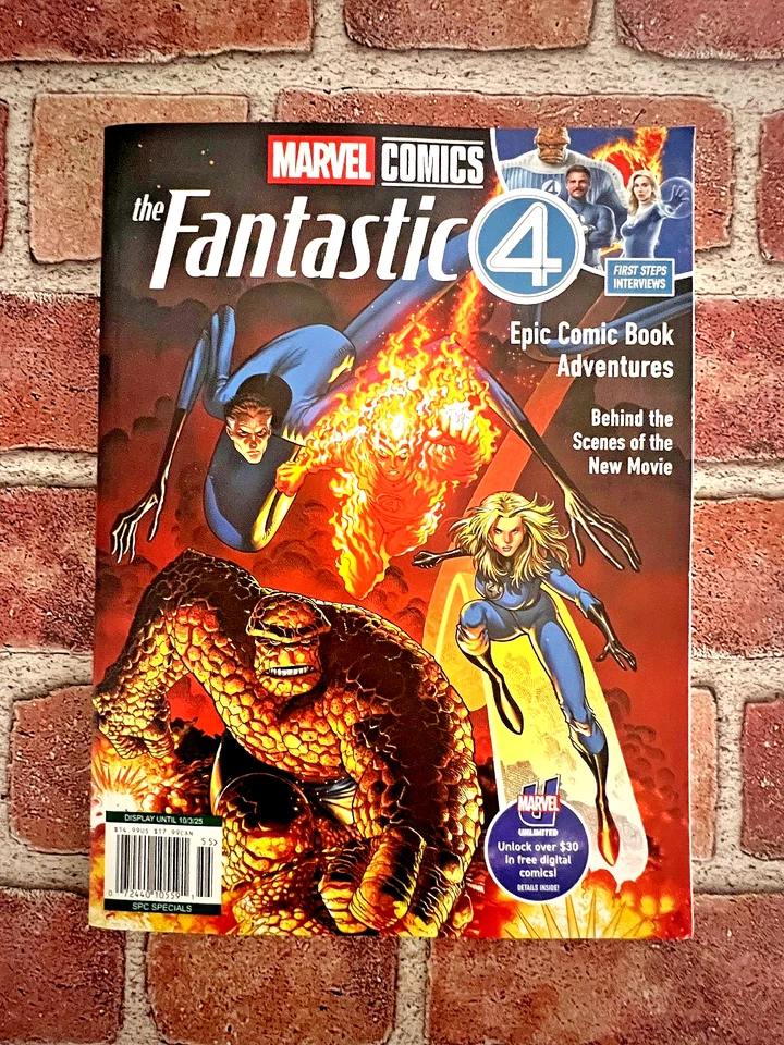 Marvel Magazine "Fantastic 4" 2025 Epic Comic Book Behind the Scenes Interviews - Image 1 of 1