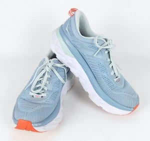 Hoka One One Bondi 7 Light Blue Women’s Running Shoe 10 - Picture 1 of 9
