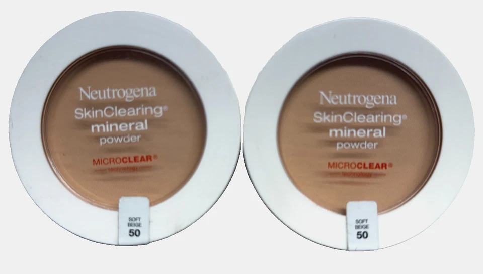 Polvo mineral limpiador de piel Neutrogena paquete de 2 (CADUCADO) *Beige suave 50* Foto 1 de 1