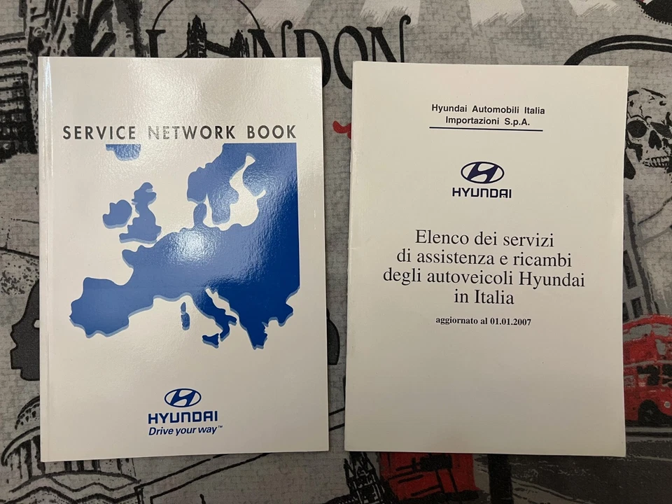HYUNDAI manuali libretto garanzia servizio assistenza manutenzione programmata - Immagine 1 di 1