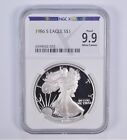Proof 9.9 1986-S American Silver Eagle $1 NGC X NGCX - Almost PERFECT *0610
