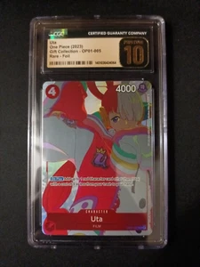 Uta PRISTINE 10 One Piece CGC 2023 Gift Collection OP01-005 English - Picture 1 of 2