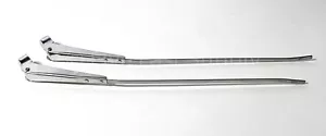 LH & RH Stainless Steel Windshield Wiper Arms For 1960-1966 Chevy Pickup Truck - Picture 1 of 4