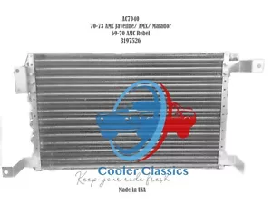 69 70 71 72 73 AMC AMX Javeline Rebel Matador AC Condenser OEM 3197526 AC7040 - Picture 1 of 1