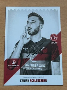 Fabian Schleusener - 1. FC Nürnberg - Autogrammkarte original signiert - #S2350 - Bild 1 von 1