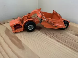 Matchbox Allis - Chalmers Motor Scraper No 6 Orange Series King Size Vintage - Picture 1 of 10