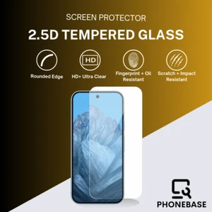 Google Pixel Screen Protector 2.5D Glass for 6 6a 7 7a 8 8 Pro 9 9 Pro XL 1/3/5 - Picture 1 of 1