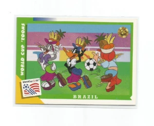 BRASILIEN 1994 UPPER DECK WORLD CUP USA PYRAMID LOONEY TUNES SOCCER CARD #27 - Bild 1 von 1